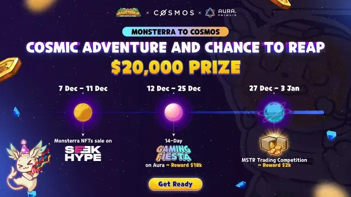 Monsterra to Cosmos: A Cosmic Adventure To Web3 Gaming Space and Chance To Reap $20,000 Prize. Explore Now!